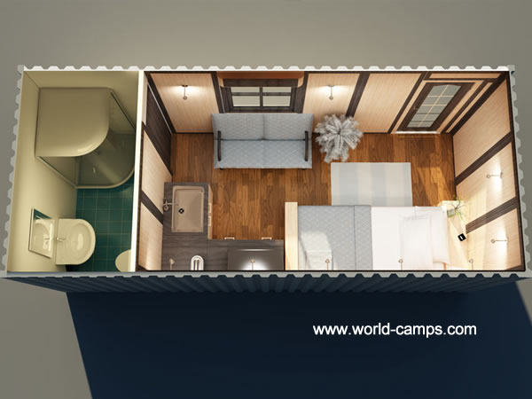 ISO Container Accommodation with Bathroom